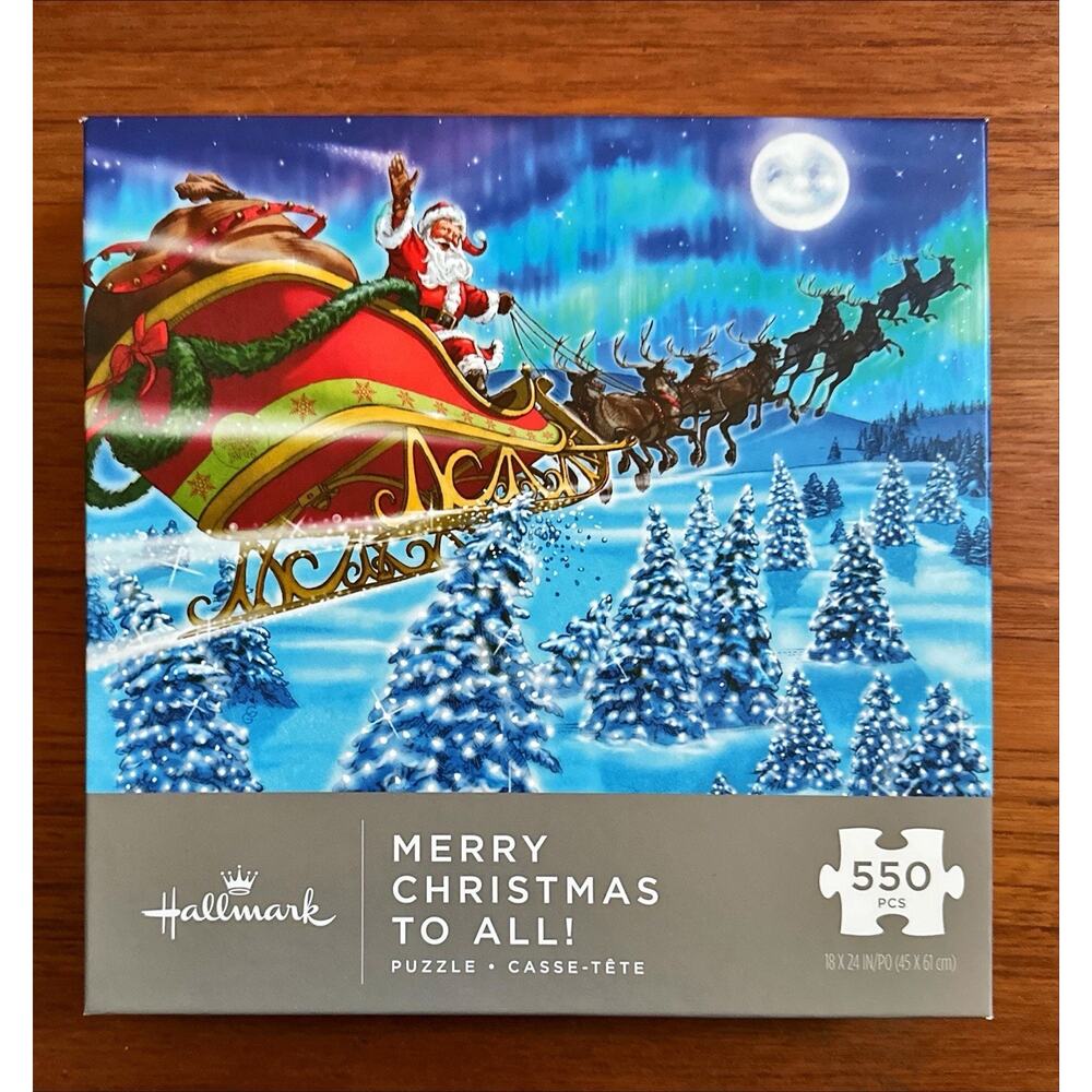 Christmas Jigsaw Puzzle 550 Pcs Christmas Day Hallmark
